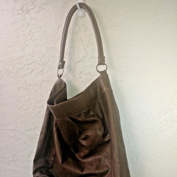 Brown Purse Pocketbook Handbag Shoulder Bag Tote - Picture 7 of 7